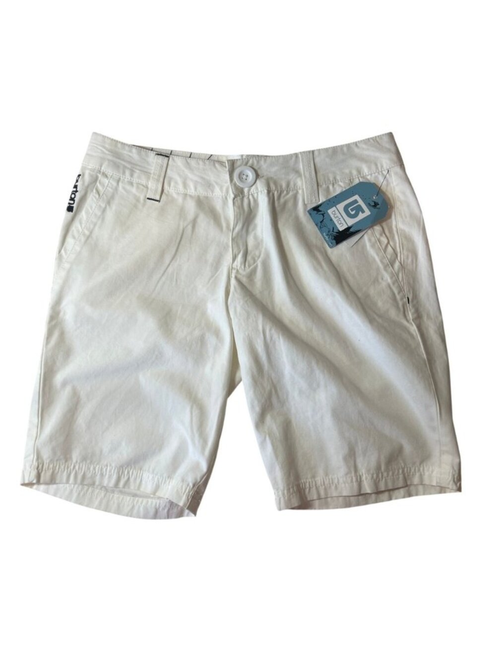 Burton Walk of Shame Shorts Mens 31 Blank White Cotton‎ Casual Skate New Tags